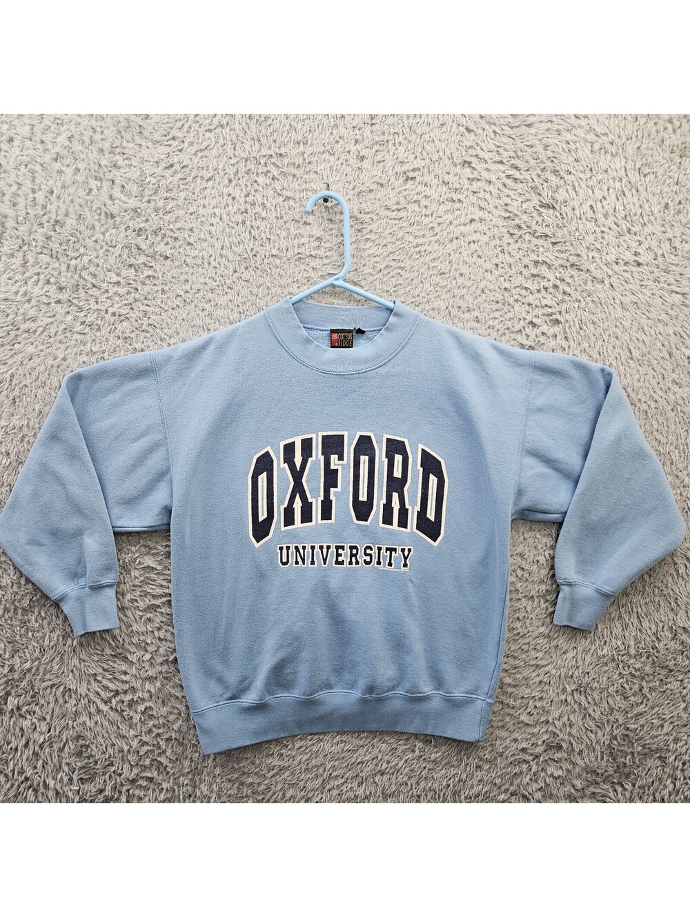 Vintage 80's OXFORD University Sweatshirt Campus Store Small Cotton Ridge